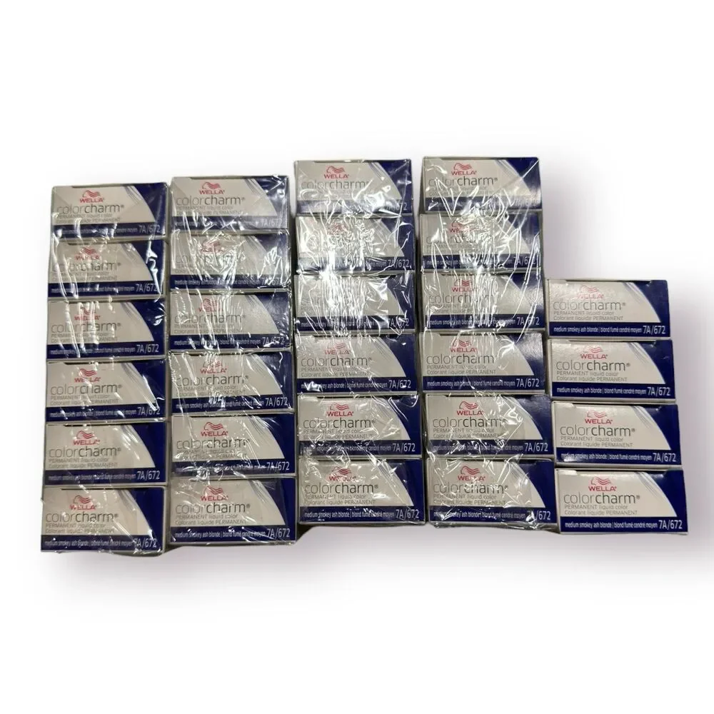 Wella Color Charm Permanent Liquid Hair Color Medium Smokey‎ Ash Blonde 7A/672 1